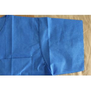 Snap Buttons Disposable Lab Coats , Medical Protective Gown for Children /