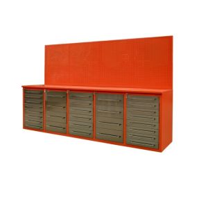 Customizable Professional Mobile Tool Cabinet for Garage Workbench Heavy Duty