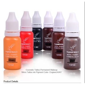 Permanent Natural Micro Pigment England Kiay For Tattoo