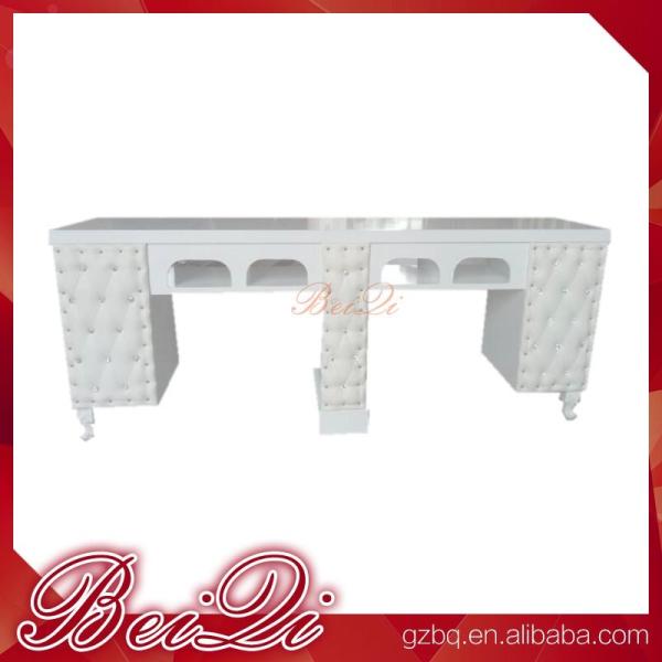 Quality 2018 Pedicure And Manicure Nail Table With Polish Rack And dust catcher wholesale