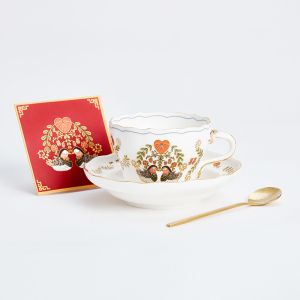 Ready To Ship In Stock 2Pieces Ceramic Cup And Saucer Set Dinnerware Ceramic