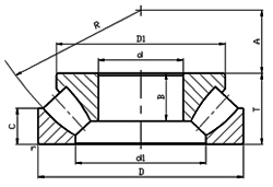 Shaft Deformation Thrust Spherical roller bearing 9069452
