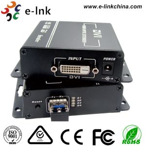 4K DVI Video To Fiber Media Converter 3.40 Gbps Video Bit Rate Support DVI 1.0 /