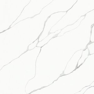 High Gloss Quartzize Worktops 20mm Thick Quartz Overlay Countertops