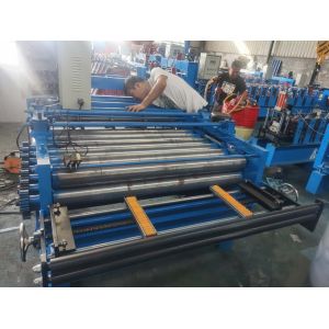 Colour Steel Or Galvanized Cutting Flattening Coil Slitting Machine