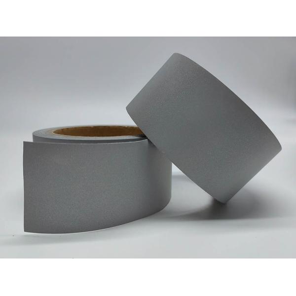 Quality Custom Color Visibility Reflective Fabric Rolls Glass Beads Technology 500 Cd/lux.m2 1-130cm wholesale