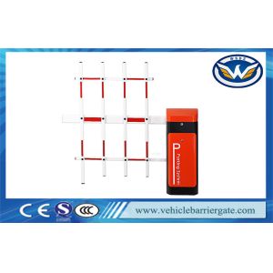 Smart Parking Barrier Gate System Inverter AC Motor Aluminium Alloy Arm Material