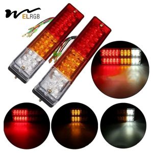 20 Leds 12V Waterproof Lights Truck LED Tail Light Lamp Yacht Car Trailer