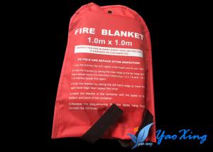 Cheap C-Glass Heat Resistant Blanket / Emergency Fire Blanket For Light Fire Occasions And Esacpe for sale