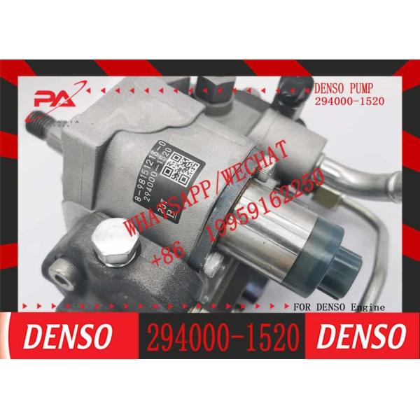 Diesel Common Rail Injection Pump 294000-1520 294000-1521 8-98151213-1 For ISUZU