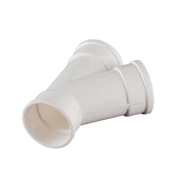 Elbow PVC Drainage Pipe Coupling Fittings 2.0mpa Skew Tee For Water