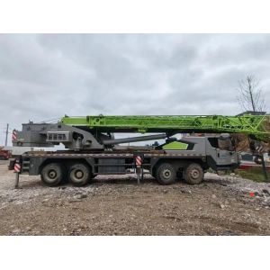 Used Zoomlion Truck Crane 50t With Tyres 12.00-20 Engine Model WP9H336E50