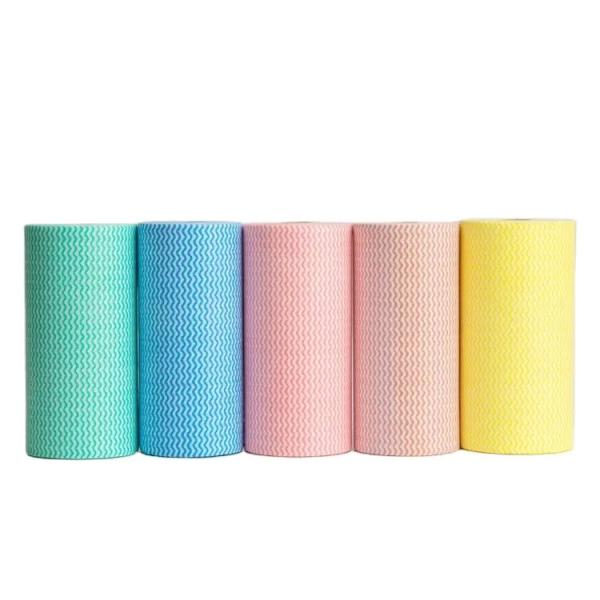 Quality Perforated Non Woven Cloths Roll Cleaning Wipes Resuable Multipurpose wholesale