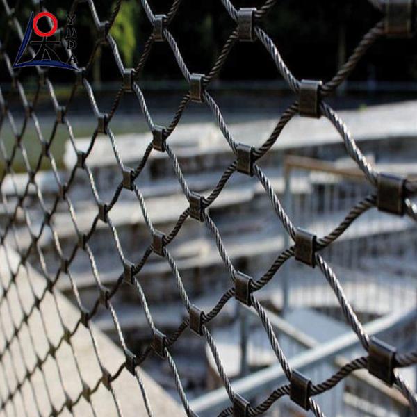 316L Stainless Steel Protecting Mesh And Flexible Wire Woven Netting Perfect Combination For Slope Protection