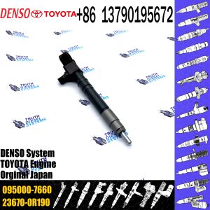 Fuel Injector 23670-0R190 Fuel Injector Assembly 095000-7660 For Toyota 1AD-FTV