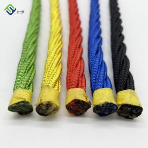 China Twisted Polyester Combination Wire Rope 16mm 4 Strands For Playground Swing on sale