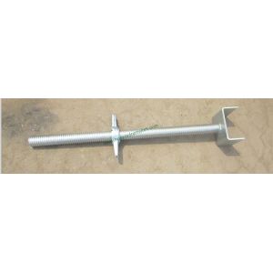 Scaffolding jack base and U head. Compact structure