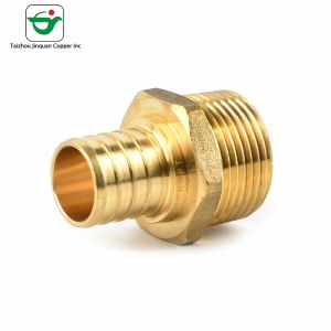 Lightweight 1/2''X1/2'' MNPT Male Adapter Brass Hose Connector