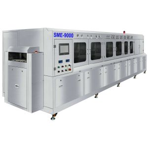 SUS304 Stainless Steel Frame PCBA flux inline Spray Cleaning machine with CE