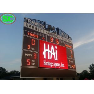 P10 HD 1R1G1B Large Stadium Score Led Display Billboard 4G Control System