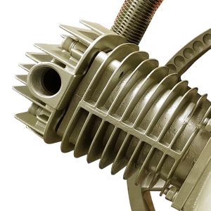 30bar 7.5kw Piston Air Compressor Pump Belt Driven Cylinder Head