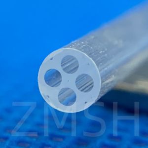 Cheap Optical Fused Quartz Tube SiO2 Crystal Glass Customized Transparent Both Ends Open One Ends Closed for sale