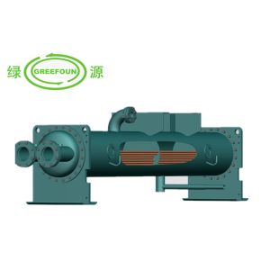 Cheap Full Liquid Type R22 Water Cooled Evaporator Flooded Heat Exchanger for sale