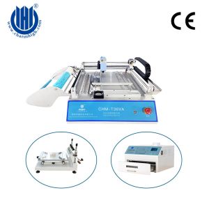 Cheap Desktop Pick and Place Machine with 0.025mm Control Accuracy CHM-T36VA for sale
