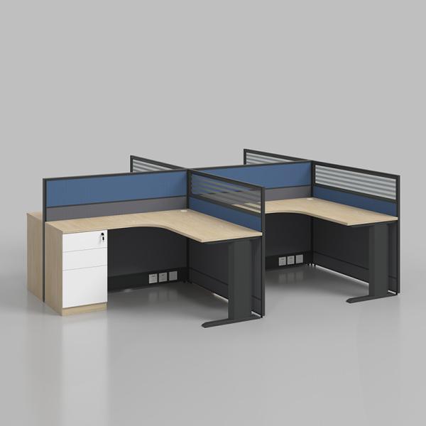 Quality Office Cubicle Partition Workstation Office Desk 2 4 Person Workstation wholesale