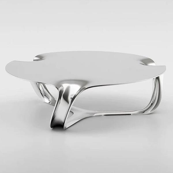 Quality Fiberglass Plating Coffee Table Irregular Clouds Table Negotiation wholesale