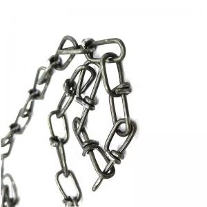 China 2t Working Loadlimit Stainless Steel Alloy Hoist Anchor Chain in Black for Industrial on sale