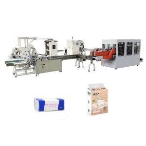 Cheap New Condition Soft Type Facial Tissue Paper Machine Production Line Customized Color for sale