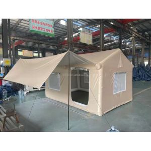 Air Family Inflatable Camping Tent Canvas Customized Luxury Polyester
