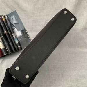 Authentic Ostrich Skin Businessmen Passcode Briefcase Handbag Exotic Genuine