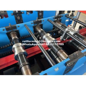 Plc Control Metal Wall Panel Machine 12 Stations For Building Industry