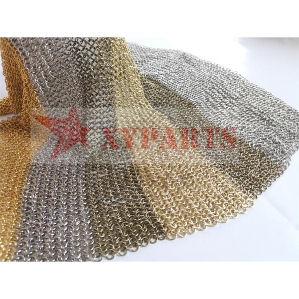 Quality Light Partitioning Copper Metal Ring Mesh 8 Mm wholesale