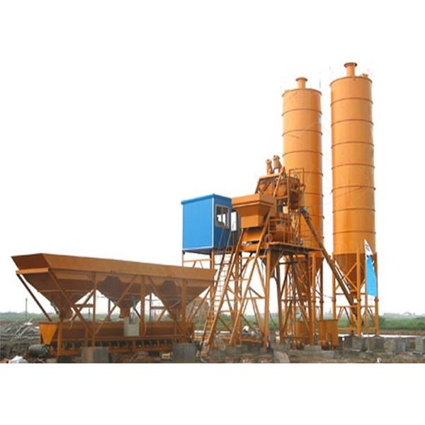 Quality Capacity 25m3/H Ready Mixed Concrete Batch Plant Mini Skip Hopper HZS25 wholesale