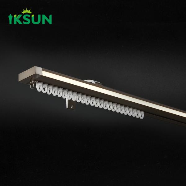 Patent Square Curtain Track With Led- Lighting Dimmable Lights Track Screwfix Rail For Living Dorm Room