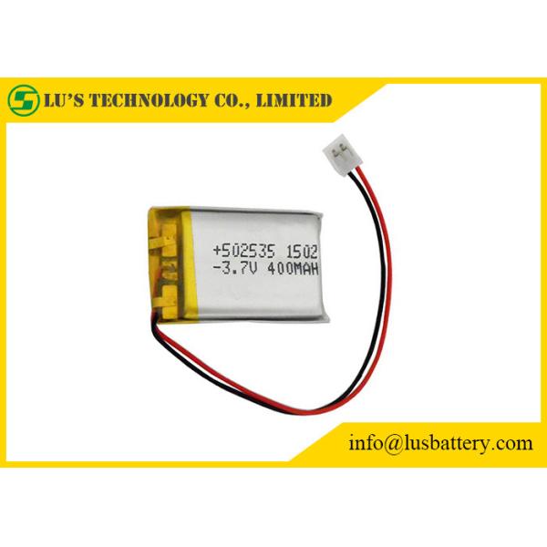 LP502535 Rechargeable Lithium Polymer Battery 3.7V 400mah PL502535 li pol