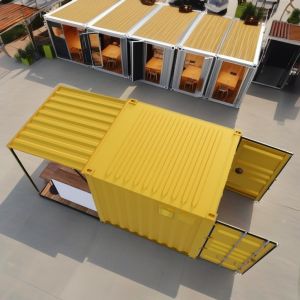 Log Wall 10ft Expandable Steel Container Prefab Container Bar for Outdoor Fast