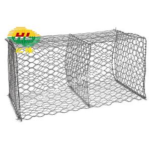 2m X 1m X 1m Gabion Box Wire Mesh 0.5m-2m Height Lacing Wire 2.2mm-3.2mm