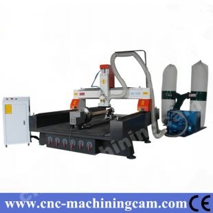 Quality woodworking cnc router with dust collector & vacuum pump ZK-1325MAB(1300*2500*450mm) wholesale