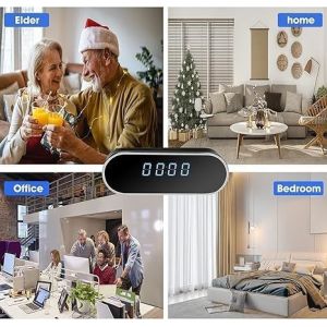 Wifi Mini Hidden Camera Alarm Clock Security Camera 1080p HD Recording