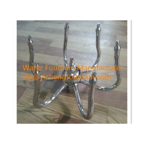 China Rotation Dragon Nozzles Head / Water Fountain Nozzles Brass With Chrome Material on sale