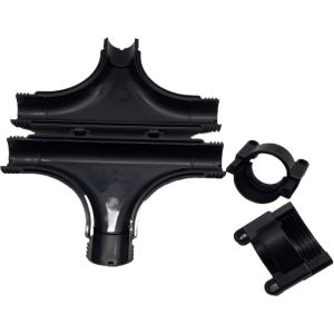 T Shape Plastic Micro Duct Cable Closure Air Blown Fibre System Usual Installati