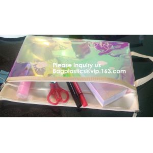 OEM office stationery A4 size plaid document ladies canvas file package bag