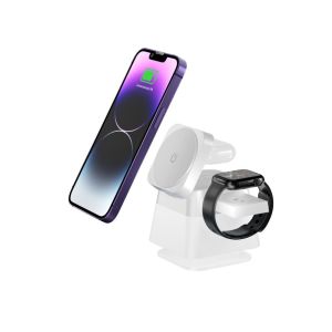 Cheap 3-in-1 Wireless Charging Station for Apple Devices 20W Output and USB-C Input Port for sale