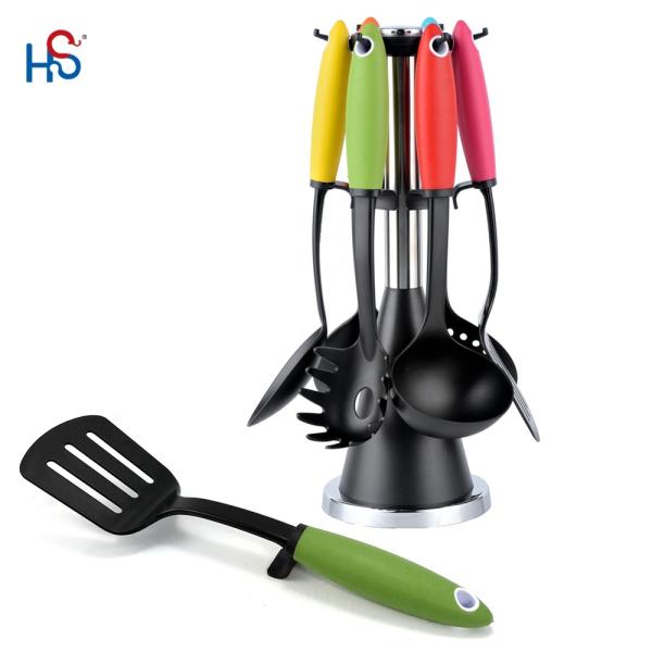 Stainless Steel Kitchen Gadget Set for Sustainable Cooking Tools and TPR Handle
