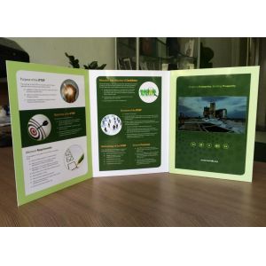 Cheap Digital Advertising Branding 7&quot; Screen customized folded video brochure printing for promotion for sale