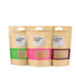 stand up aluminum foil kraft bag with valve/k/tear notch for tea/coffee/nuts